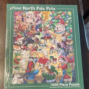 Vermont Puzzle Co 1000 Pieces, North Pole Pets